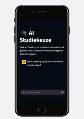 De studiekeuzeadviseur voorbeeld demo